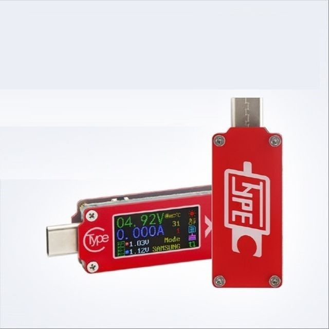USB 3.1 Type-C 테스트기 멀티미터 측정기 Color LCD