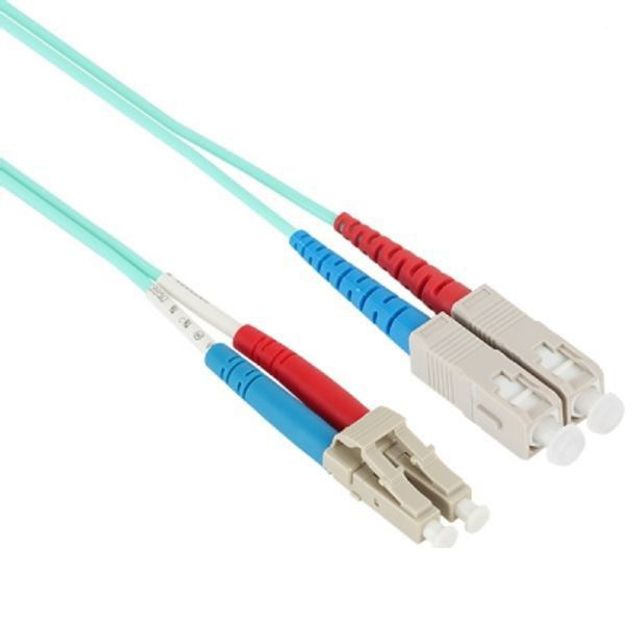 넷메이트 광점퍼코드 광케이블 10G LC-SC-2C 멀티 40m