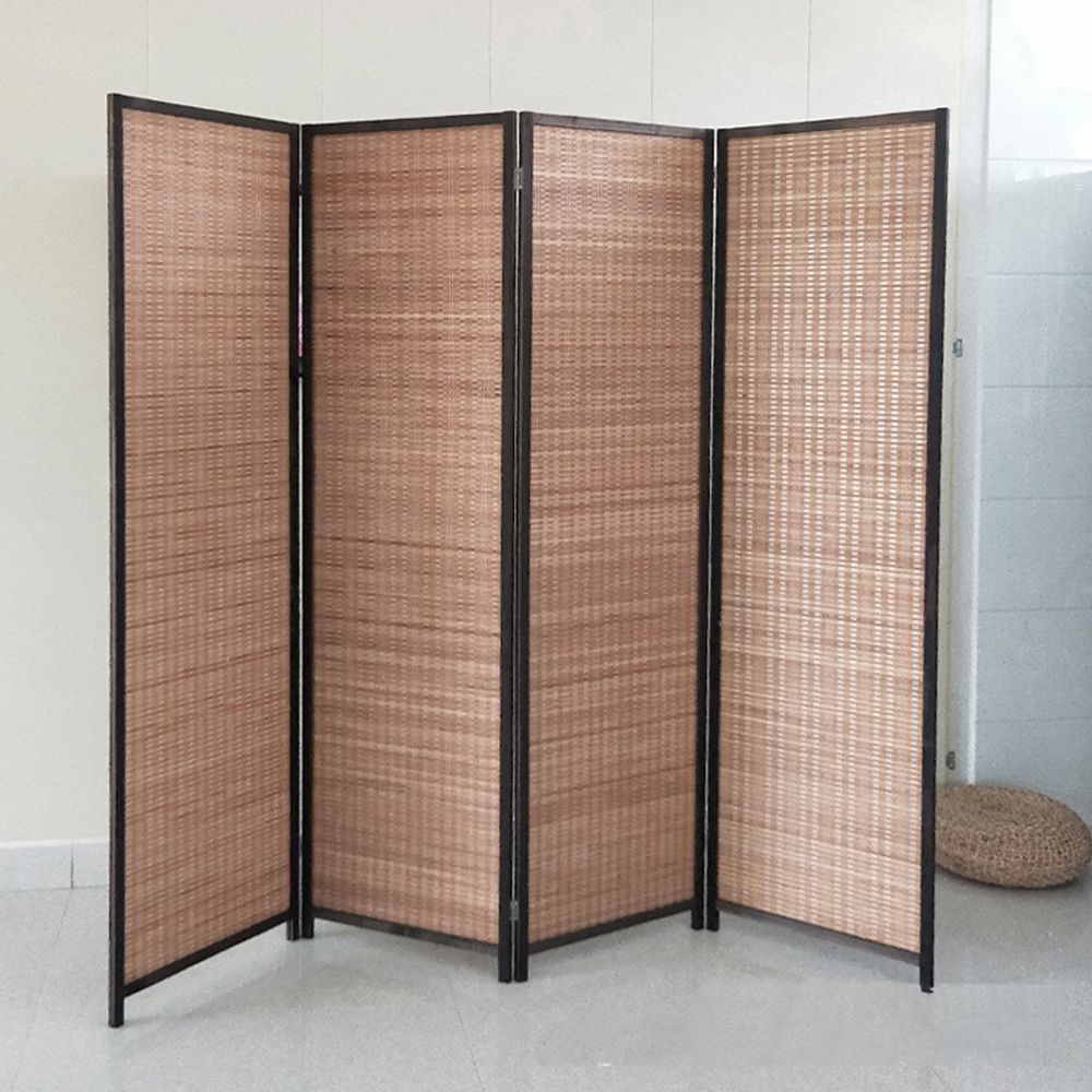라탄4단 200cmx180cm 블랙테두리 파티션