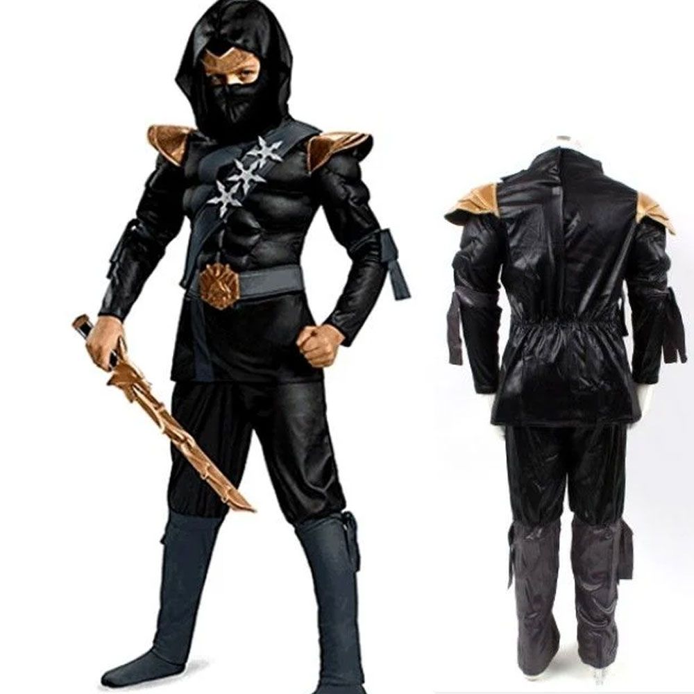 블랙닌자 디럭스 캐릭터 할로윈 아동 코스튬 재롱잔치