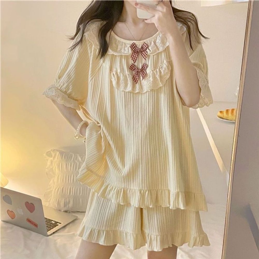 잠옷세트 홈웨어 여자잠옷 MDST 이지웨어 레