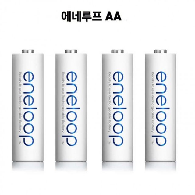 배터리 에네루프 충전식 4알 건전지 AA