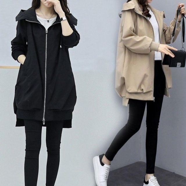 여성 봄 간절기 기본 가을 데이 패션 후드 데일리 자