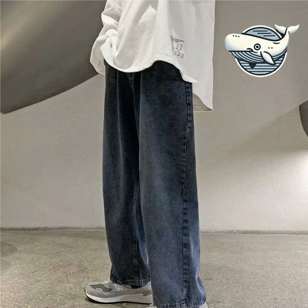 대학생 필수 기모 진청 데님 팬츠 남성 편안한