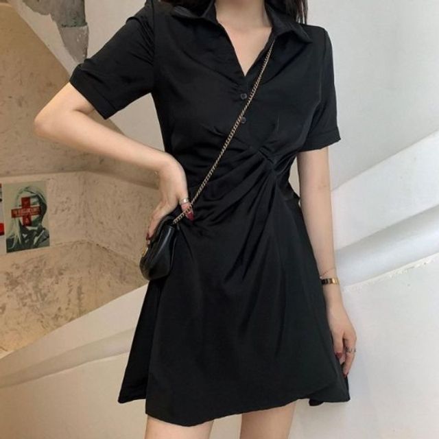 나시 허리라인 롱 여름 여성 미니 프릴 여성봄