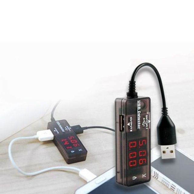 USB 테스터기 전압 전류 전원 충전 테스터기 2포트