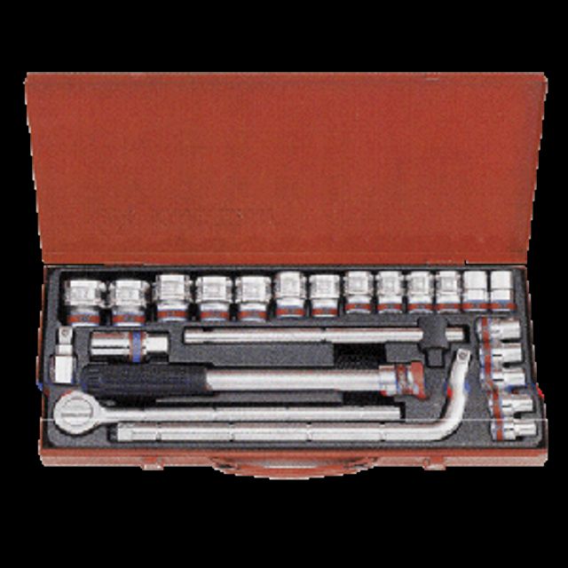 KINGTONY 소켓렌치세트(6PT) 4524MR 1/2DRx24pcs(m