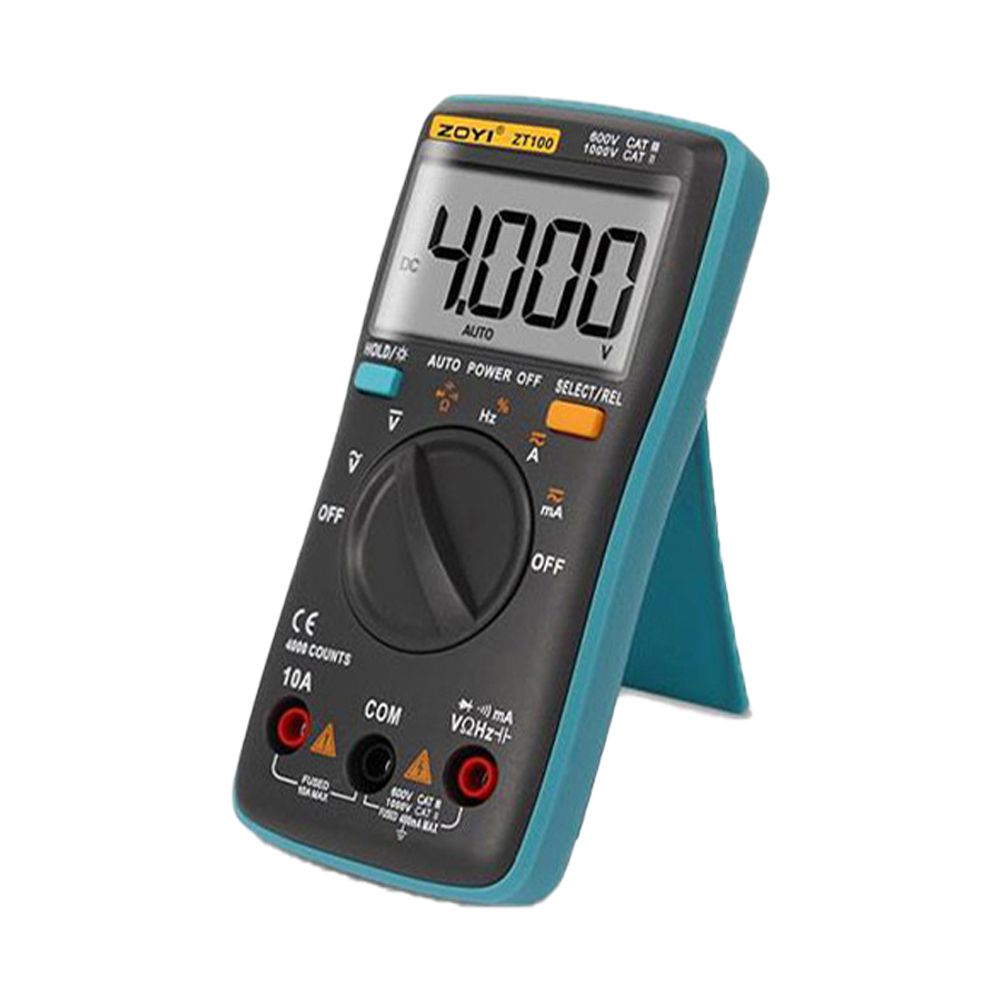 전선 배선 DC AC 4000카운트 멀티테스터기 ZT-100