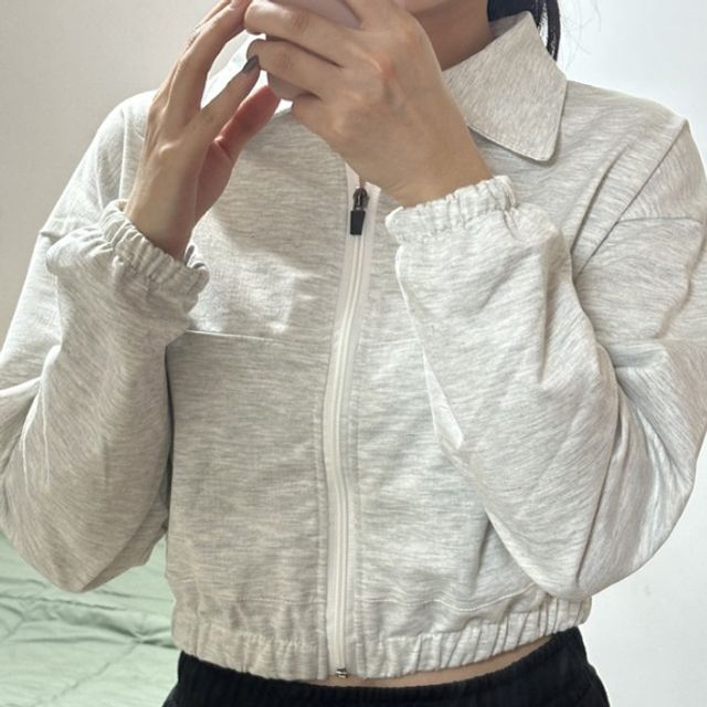 카라 집업 숏자켓 재킷 ST161839
