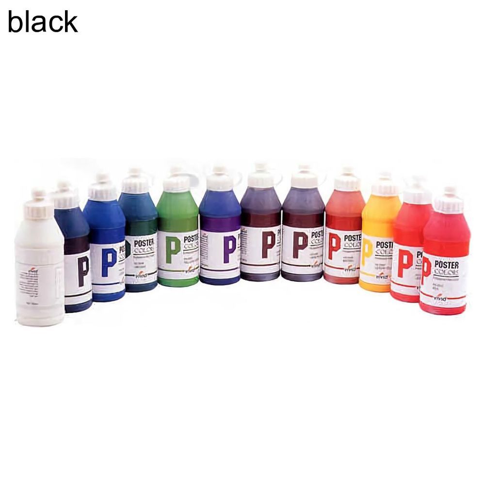 포스터칼라200ml 흑색 1개