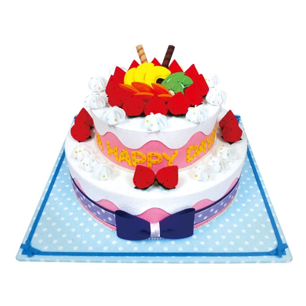 파티용 케이크 2단 생일 선물 놀이 케익 장난감