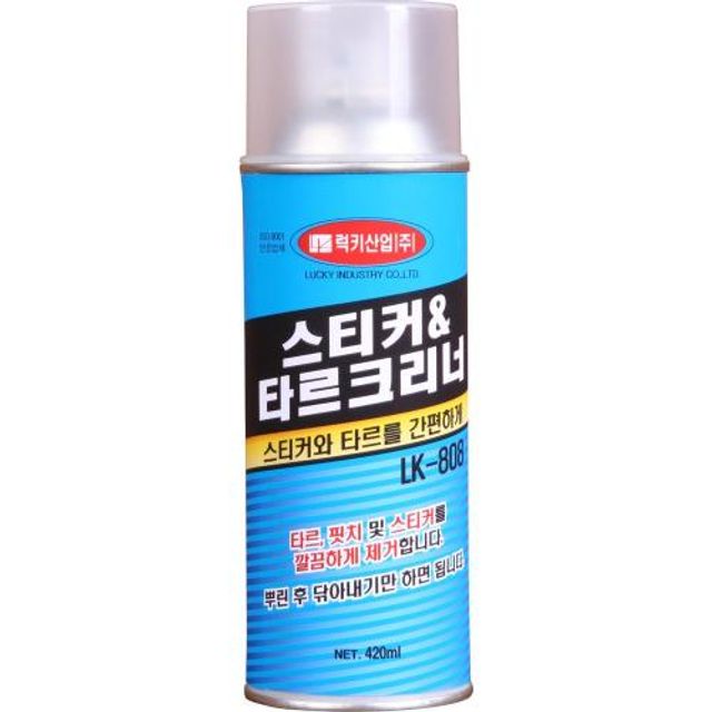 럭키산업 스티커 점착 제거제 스티커-타르크리너 42