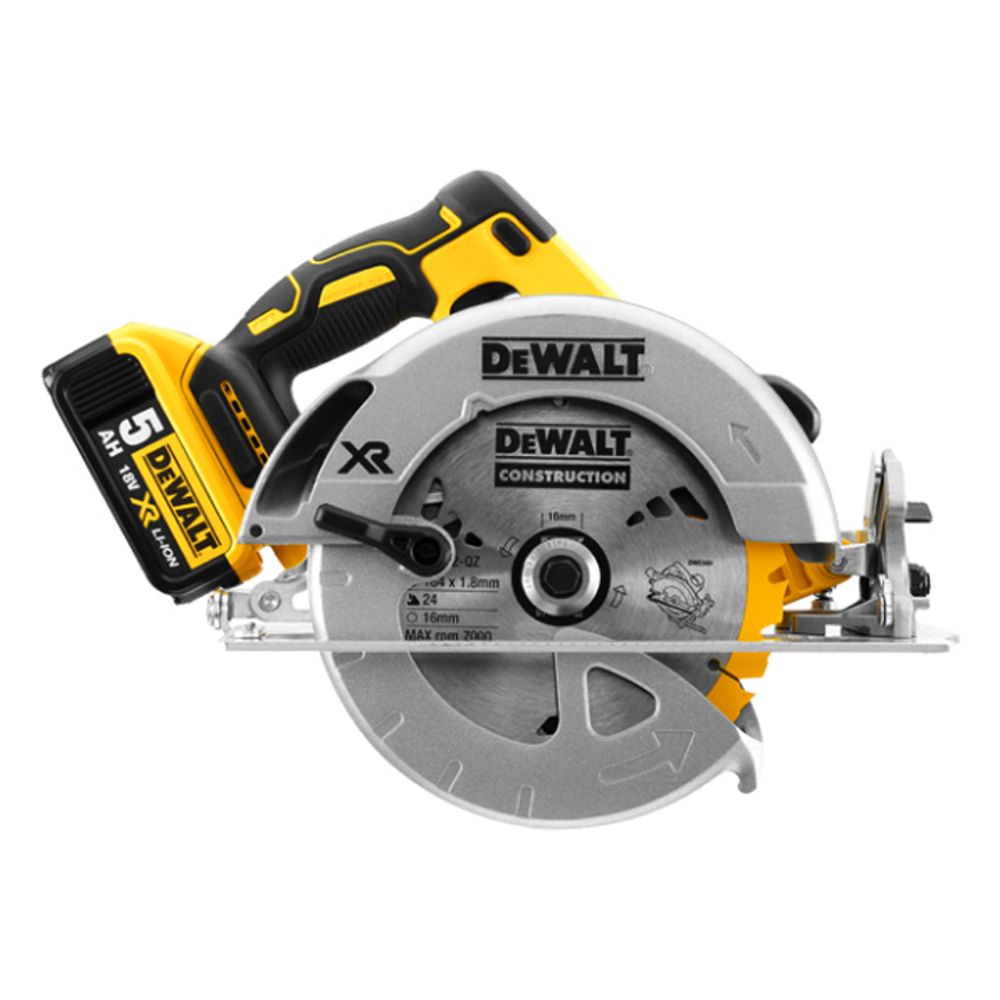 DEWALT 충전원형톱(BL)_DCS570P2-KR 18V/5.0Ah/7 1/