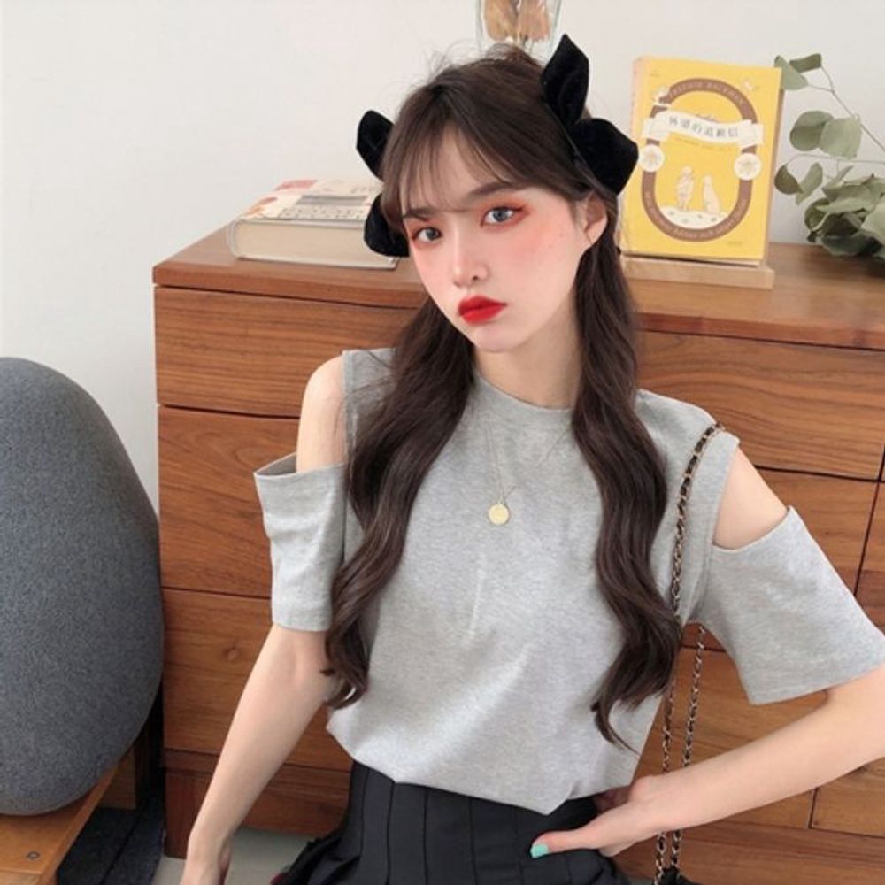 색상선택 어깨트임반팔티 어깨트임 반팔티 무지