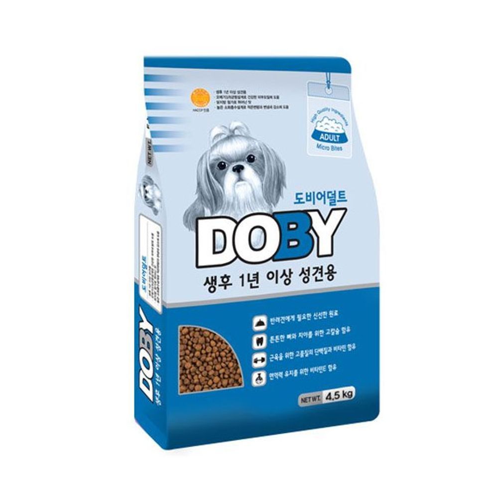 애견 도비 사료 일상 어덜트 4.5kg 1P 강아지 건식 성