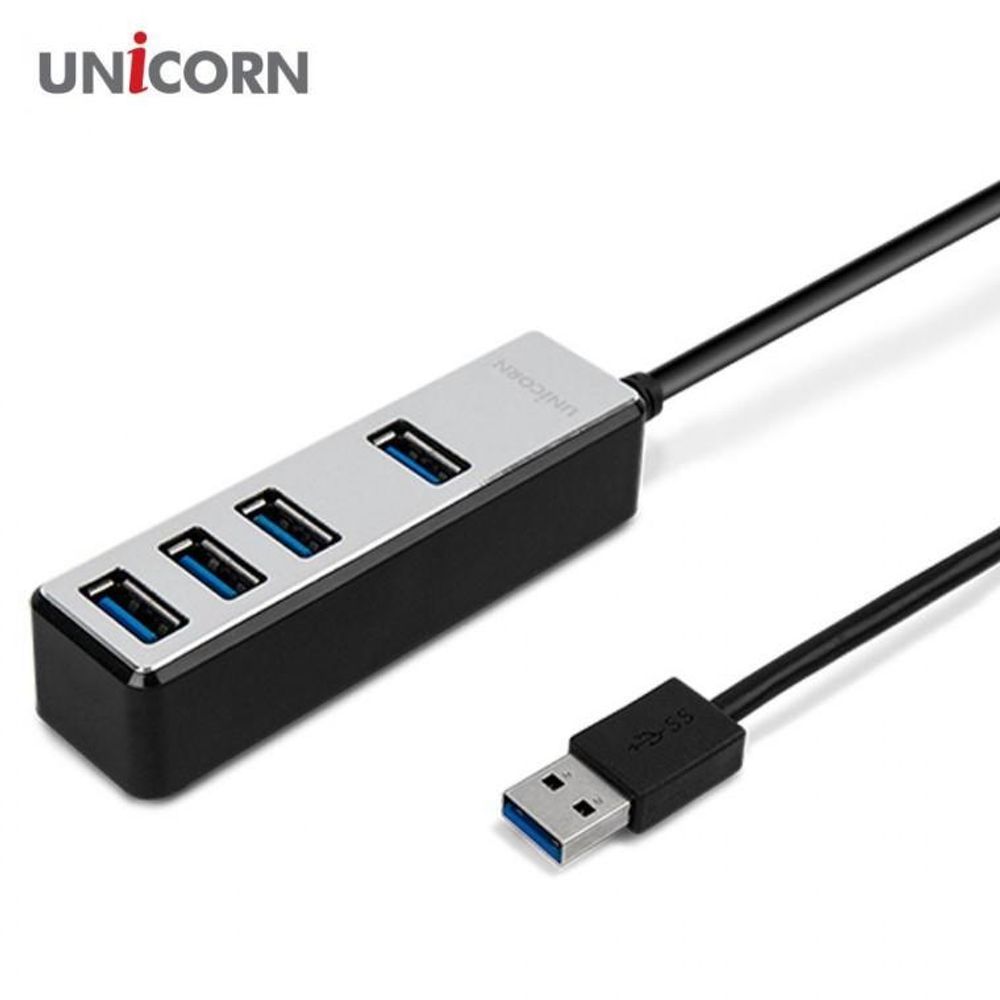 무전원 4포트 USB 3.1 허브 메탈소재1.8M 케이블