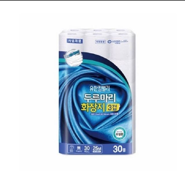 유한킴벌리 3켭데고 두루마리 화장지 롤화장지 30롤