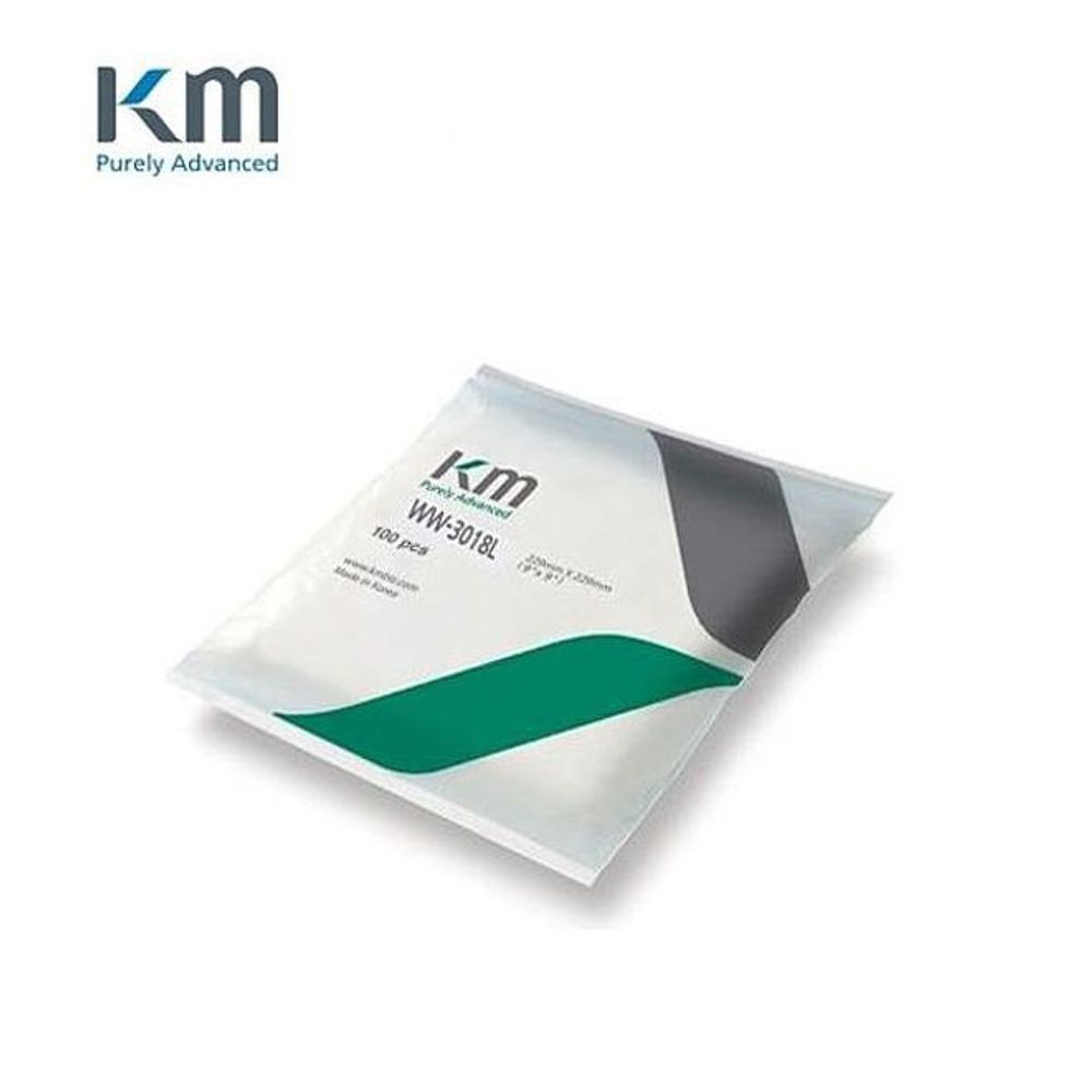 KM 폴리에스터 와이퍼 저중량 46x46cm 100매 크린룸