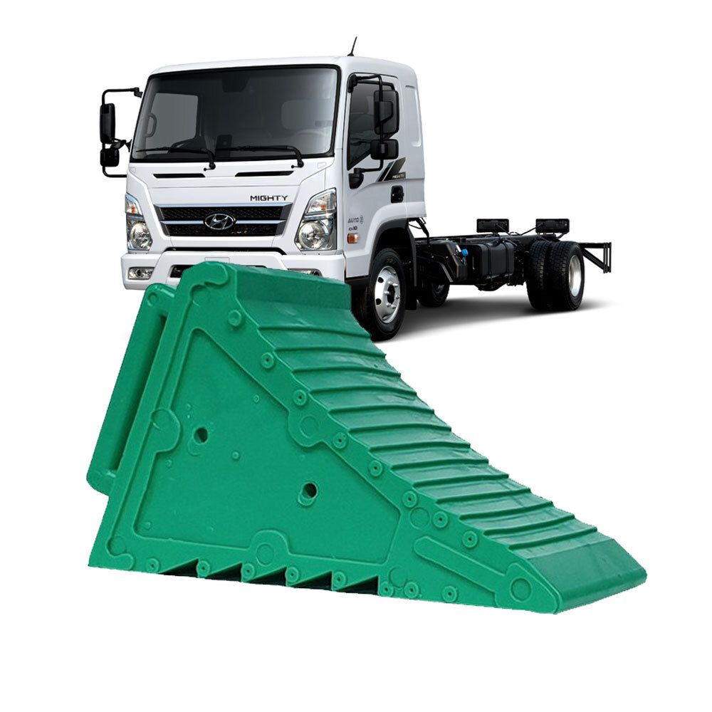 차량 고임목 중형 2kg 녹색/자동차 트럭 차량버팀목