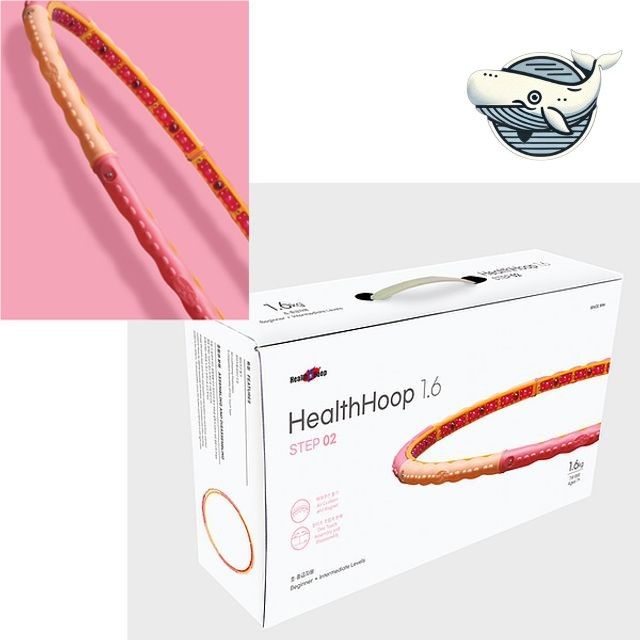 뱃살 운동용 에코 훌라후프 1.6kg 지압