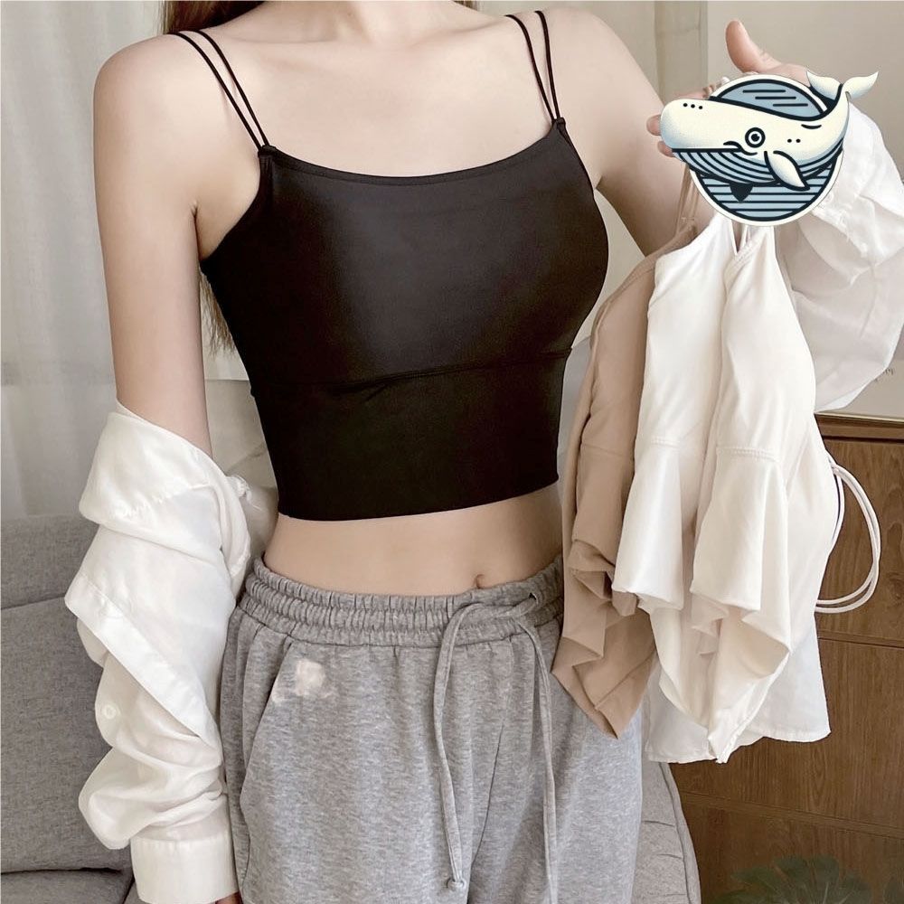 여름 간편 크롭 나시 간단한 미니멀 스타일