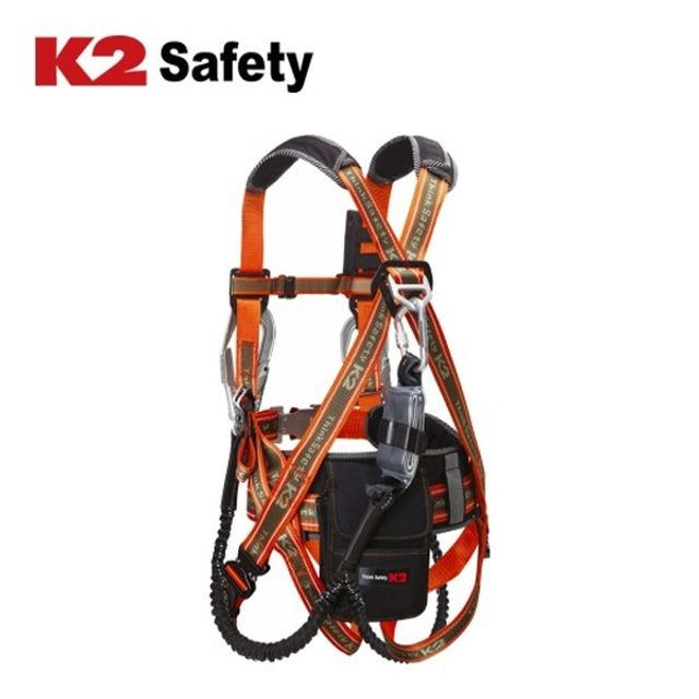 K2 전체식벨트 KB-9201(Y)(OR/더블엘라)산업 안전벨트
