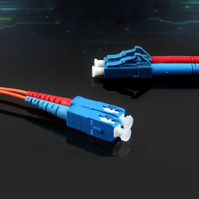 광패치코드 M M SC LC DP 20M 광케이블 데이터전송