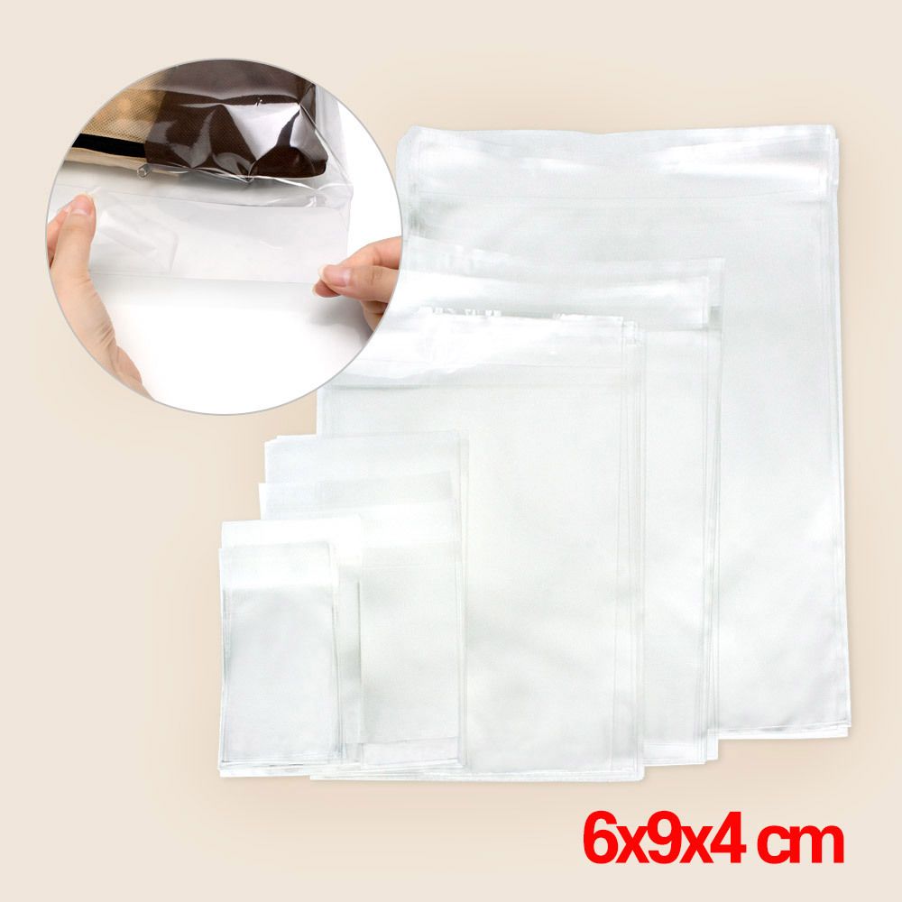 투명 opp 접착식 포장 비닐 봉투 6x9x4 cm 200매