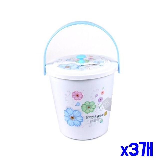 x3개 수거통 음식물 22x21x21.5cm 위생적인 음식물분