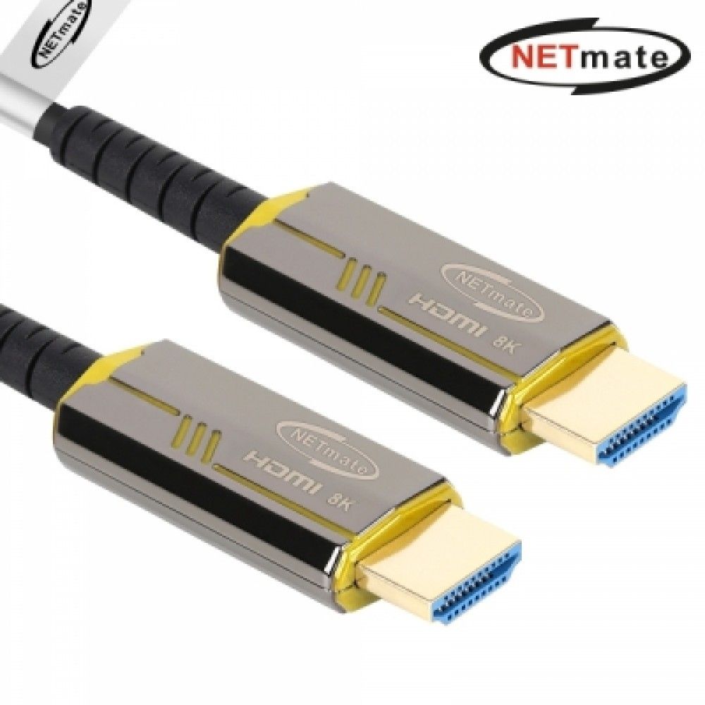 넷메이트 NMJSHAP100G HDMI2.1 Hybrid AOC 케이블 100