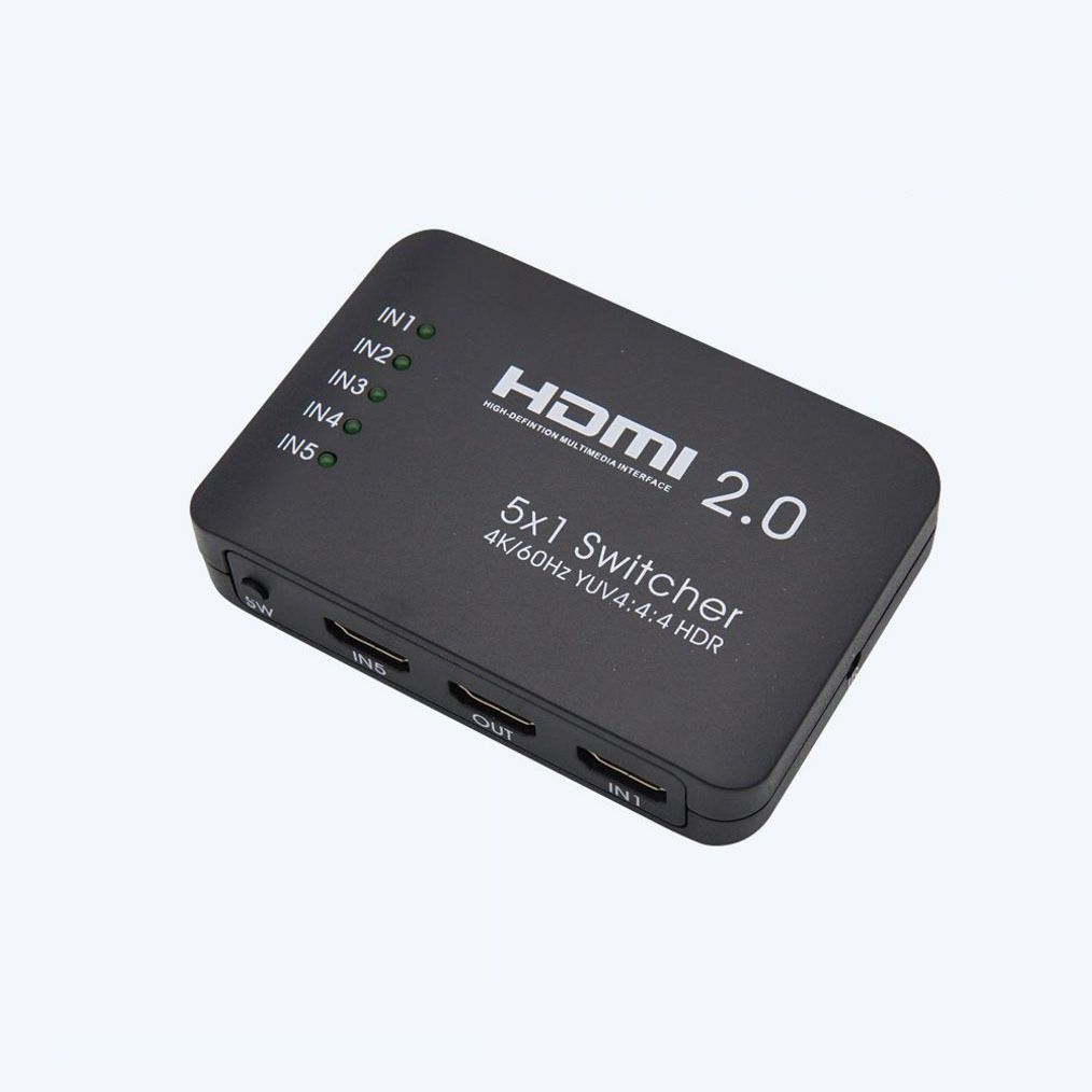 Coms HDMI 선택기 5대1 4K 리모콘 영상분배기 공유기