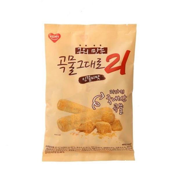 구워만든 곡물그대로21 인절미 450g 개미식품
