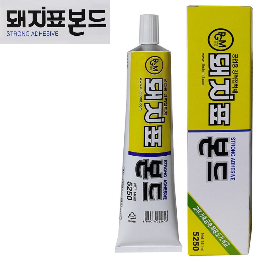 돼지표5250 공업용 본드 접착제 140ml