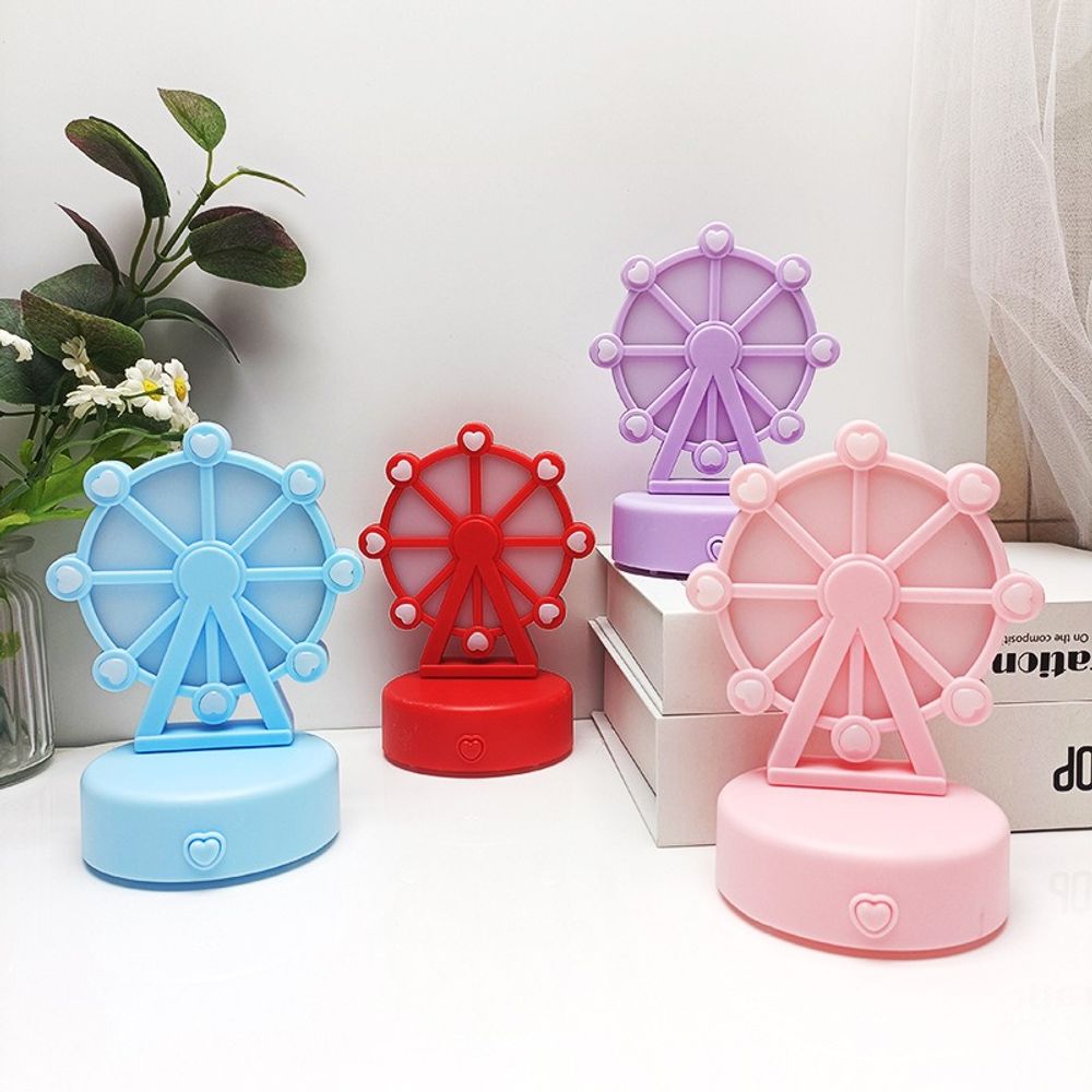 LED 탁상램프 하트 관람차 무드등 8x13.5cm RB1744