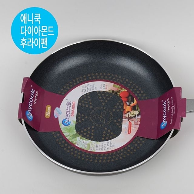 애니쿡 다이아몬드 후라이팬 34cm W