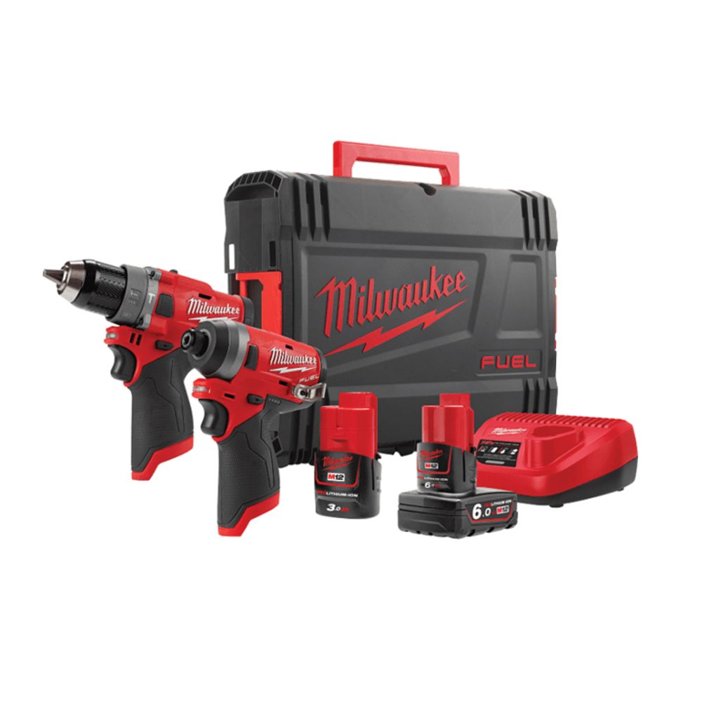MILWAUKEE 충전콤보세트_M12FPP2A2-632X 12V/3.0 6.