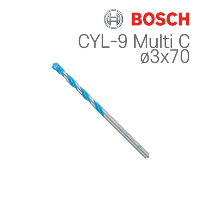 보쉬 Multi C 3x70 멀티 컨스트럭션 드릴비트(1개입)