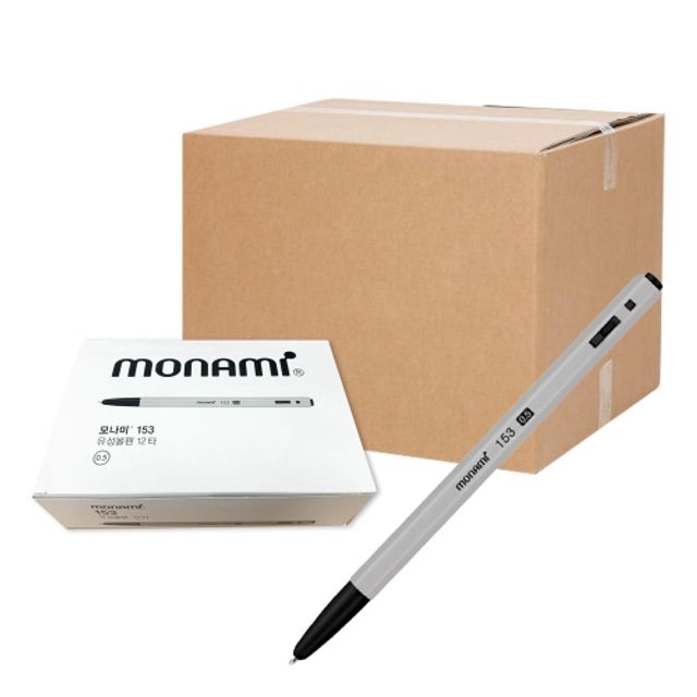 (모나미) 153볼펜 흑 0.5mm BOX(2880개입)