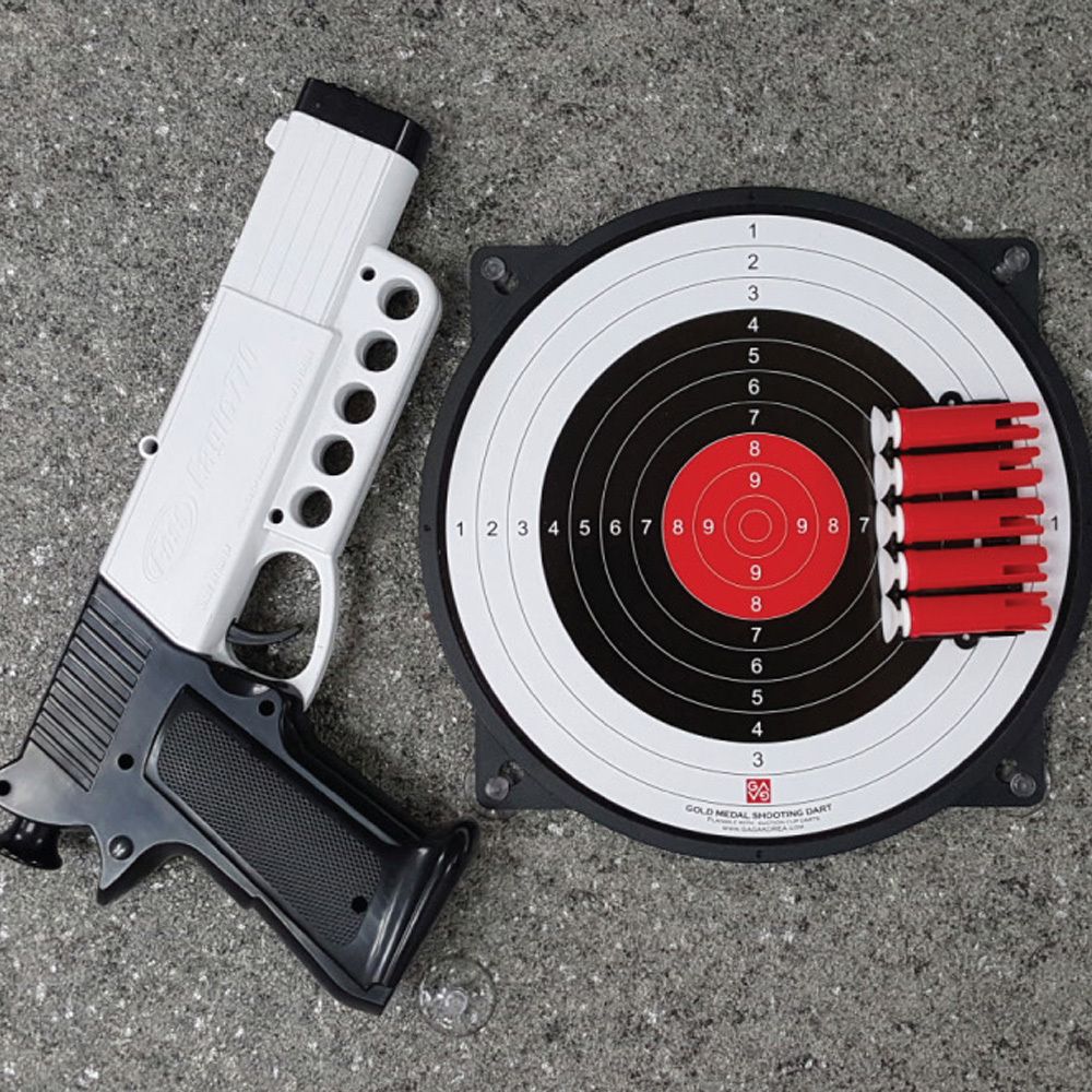 국산 게임 공기권총 안전 사격다트 표적판