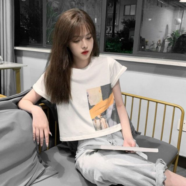 숏 스탠다드핏 기장 기본 디자인 데이