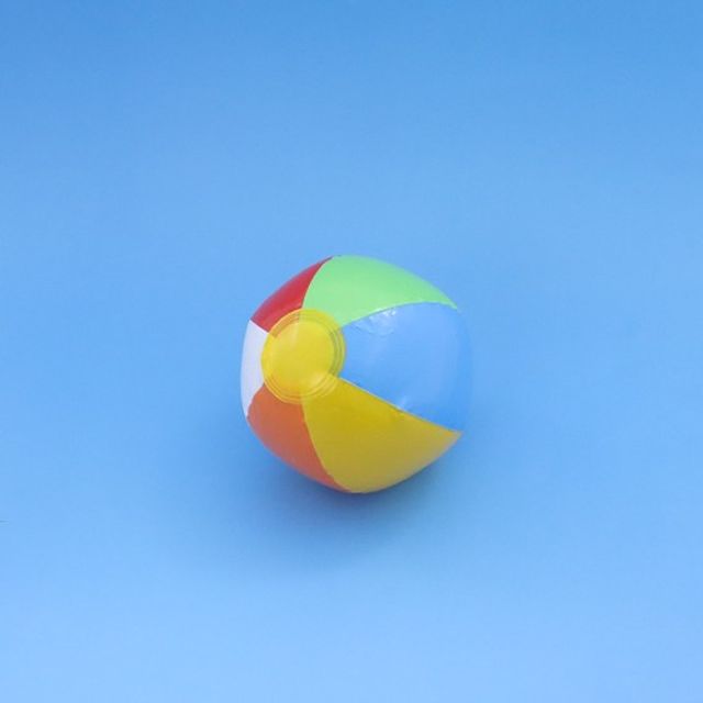 귀여운 비치볼 무지개 16cm 50개