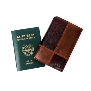 아이티알,NE BM06 활용만점 소가죽 여권지갑 포켓 카드 지폐 동전