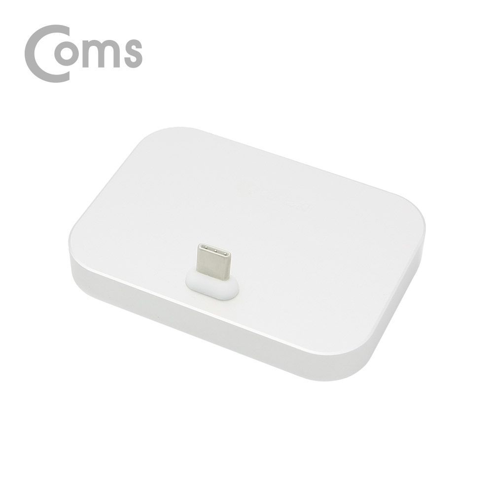 Coms 스마트폰 도킹스테이션(사각) USB 3.1 Type C