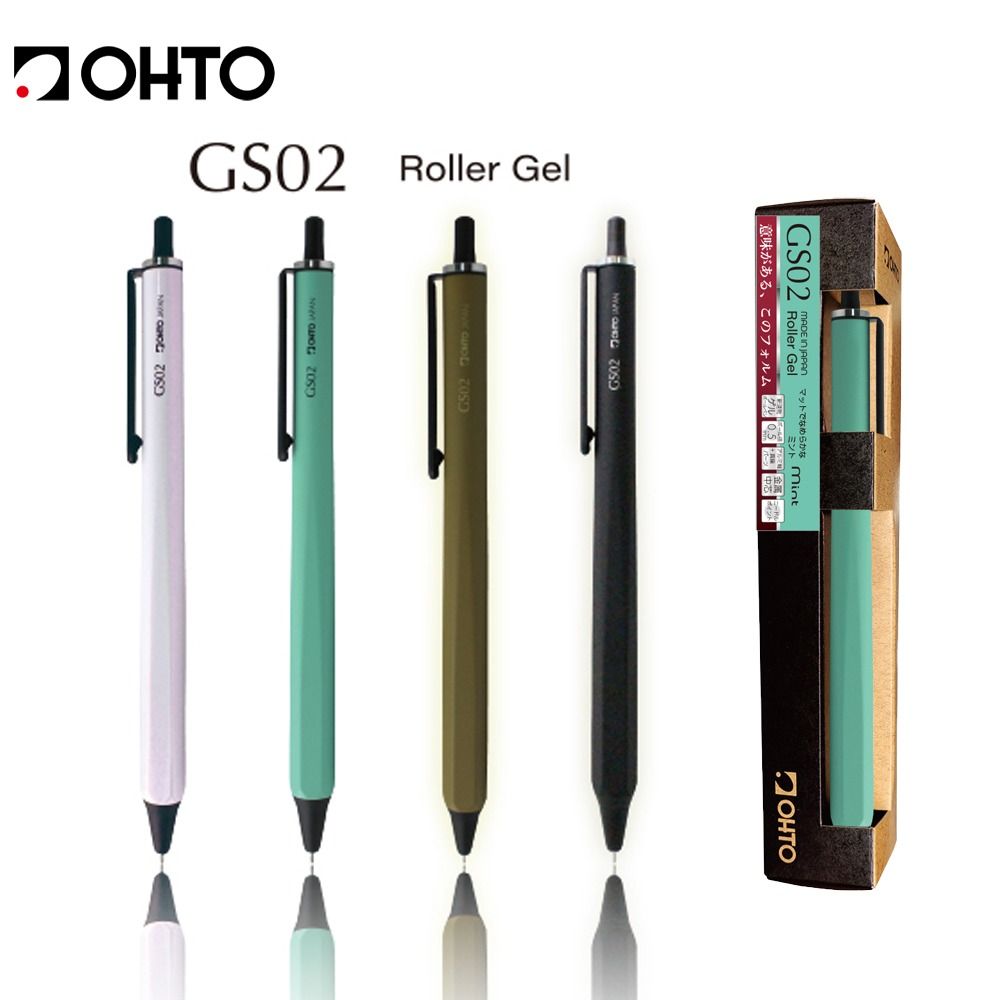 OHTO 오토 롤러겔펜 Roller Gel GS02 0.5mm 레이저각