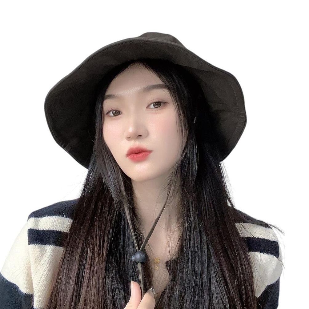 게더릭 와이어챙 여성용 버킷햇 (다크브라운)