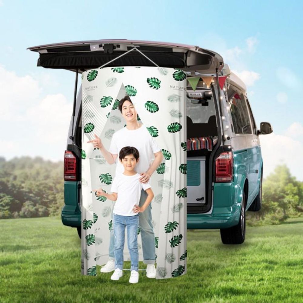간이 샤워 부스 탈의실 이동식 캠핑 공연 해수욕 방수