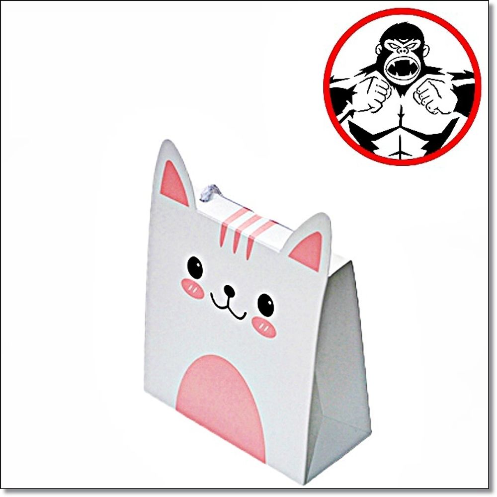럭키 선물박스 귀요미끈박스 핑크(중) 끈1포함