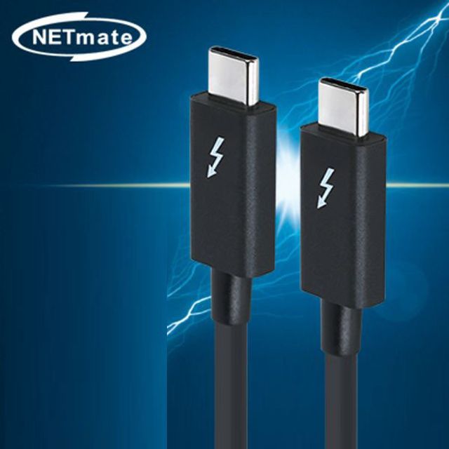 NETmate 20G 썬더볼트3 USB Passive 케이블 1m