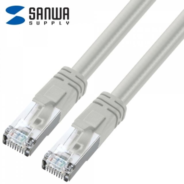 강원전자 산와서플라이 CAT.6 UTP PoE 랜 케이블 5m