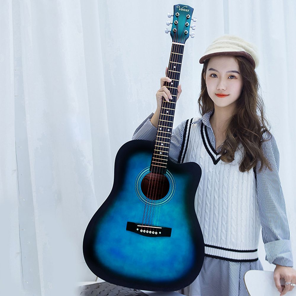 통기타 입문자 여성용 블루
